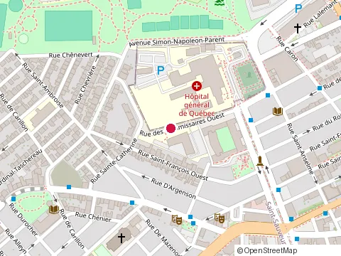 Location of Commission Scolaire de la Capital at 125 Rue des Commissaires O, Québec