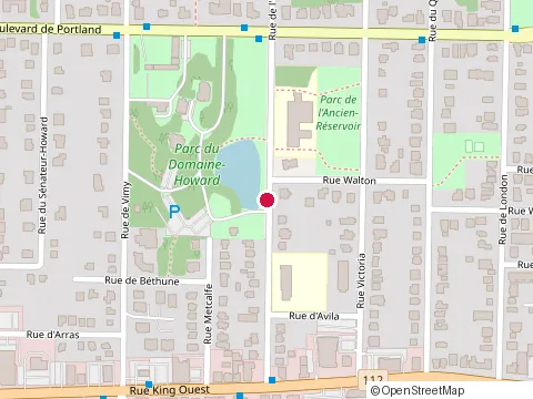 Location of Commission Scolaire de la Region de Sherbrooke at 90  Rue de l'Ontario, Sherbrooke