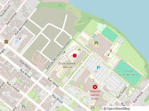 Location of Commission Scolaire des Chênes at 205 St Édouard, Drummondville