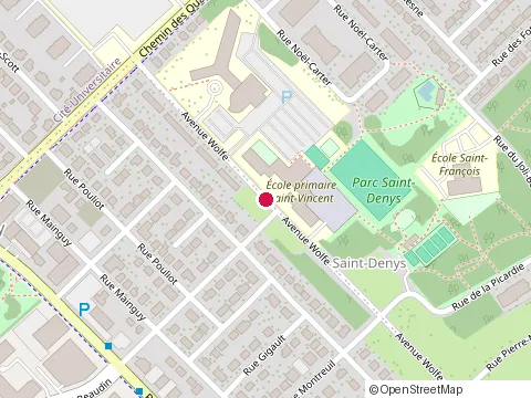 Location of Commission Scolaire des Découvreurs at 945 Avenue Wolfe, Québec