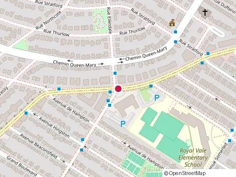 Location of Commission Scolaire English-Montreal at 6000  avenue Fielding, Montréal