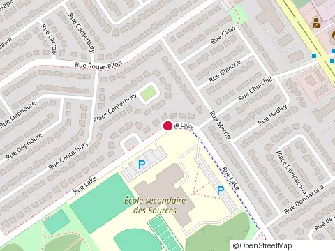 Emplacement de Commission Scolaire Marguerite-Bourgeoys au 2900 Rue Lake, Dollard-Des-Ormeaux