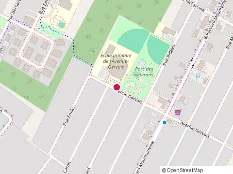 Location of Commission Scolaire Marie-Victorin at 8370 Avenue Gervais, Saint-Hubert
