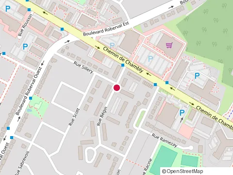 Location of Communauté du Ballon Rond Inc la at 467 Rue Bégin, Longueuil