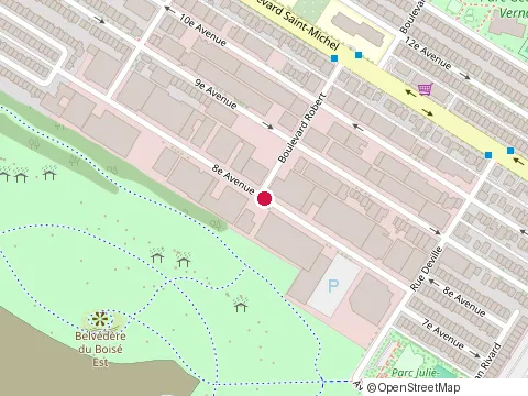 Location of Complexe Ceum at 8555 8E Avenue, Montréal