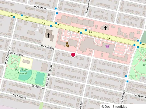 Location of Composite Nation at 1424 9E Avenue, Montréal