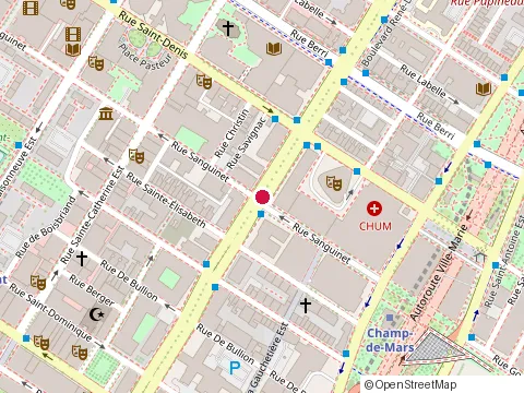 Location of Compta Solutions at 315 boulevard Rene-Levesque E, Montréal