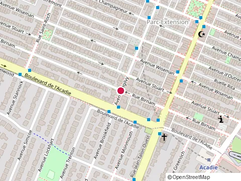 Location of Comptabilité Maah Accounting at 950 Avenue Ogilvy, Montréal