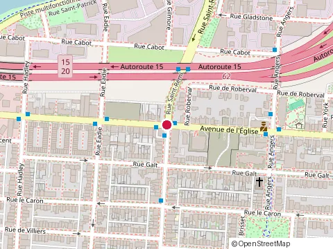 Location of Comptabilité Ng at 1654 avenue de l Église, Montréal
