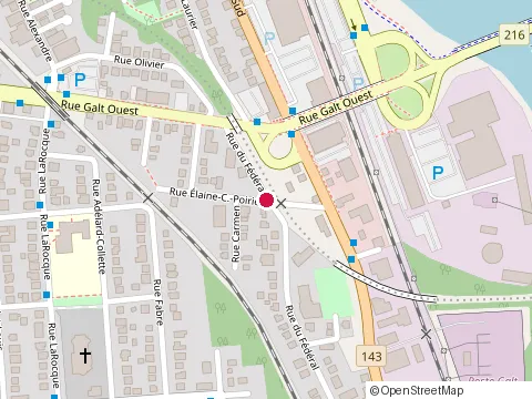 Location of Comptabilite Plus at 142 Rue Élaine-C.-Poirier, Sherbrooke