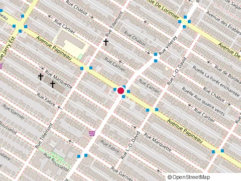 Location of Comptabilité Ym at 7715 avenue Papineau, Montréal