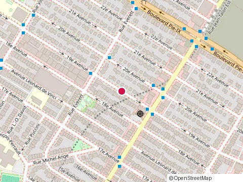 Emplacement de Comptaide au 7480 19E Av, Montréal