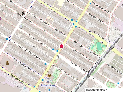 Location of Comptoir Mael at 824 boulevard Rosemont, Montréal