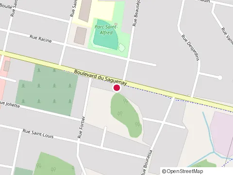 Location of Concept Construction at 3522 Bd du Saguenay, Jonquière