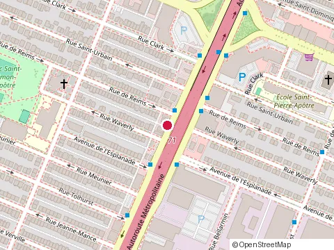 Location of Concept Pvr Inc. at 121 Bd Crémazie O #200, Montréal