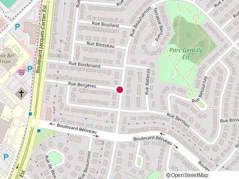 Location of Conception Bois Habitat at 2560 Rue Bergères, Longueuil