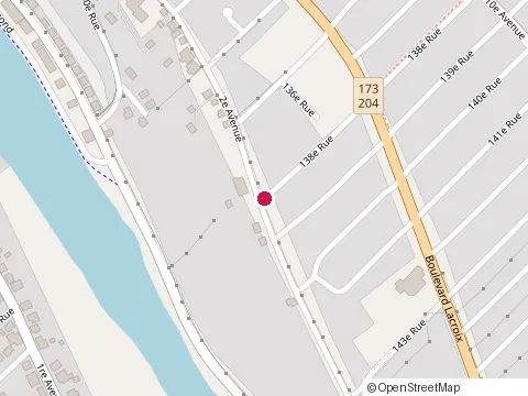 Location of Conception Imagix at 355 138E Rue, Saint-Georges