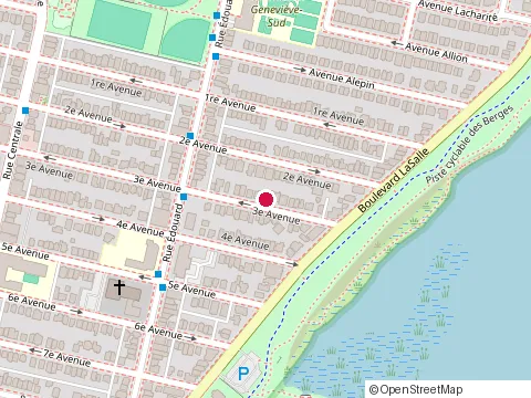 Location of Concirel at 33 3E Av, LaSalle