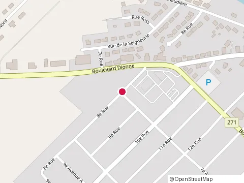 Location of Concrea at 685 8E Rue, Saint-Georges