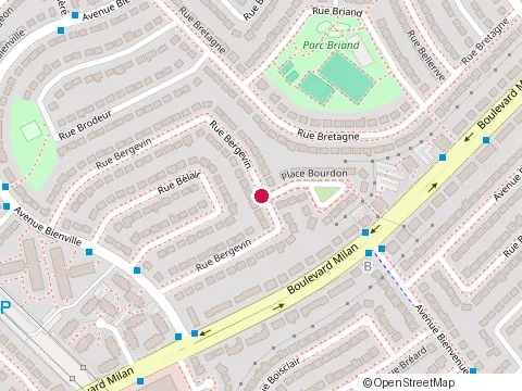 Location of Concreta at 5965 Rue Bergevin, Brossard
