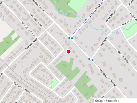 Location of Condominiums St-Hilaire at 600 Avenue de la Gare, Mont-Saint-Hilaire