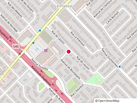 Location of Conference des Arbitres du Quebec at 862  avenue de Bourgogne, Québec