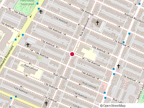 Location of Confort Divers at 3540 Dandurand, Montréal