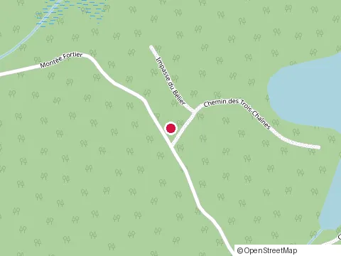Location of Const-Truction Guylain at Chem. des Trois Chaînes, Mont-Tremblant