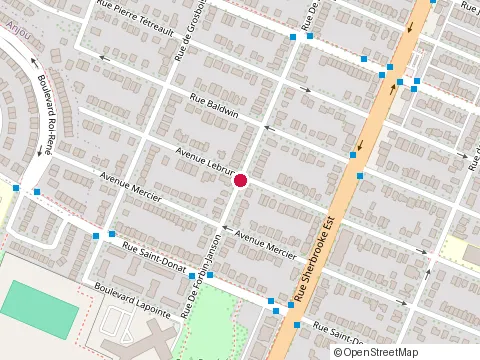 Location of Constructech Inc at 8500 Rue de Forbin-Janson, Montréal