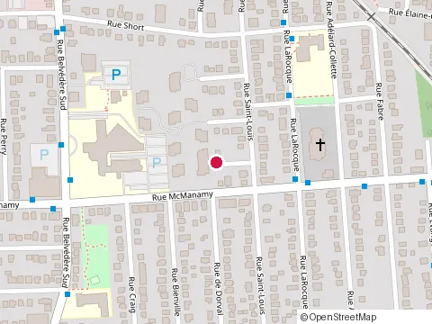 Location of Construction & Renovation Frazer Inc. at 3920 chemin Rheaume, Sherbrooke