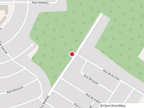 Location of Construction 3D + Inc. at 2273 Rue Mathias, Jonquière