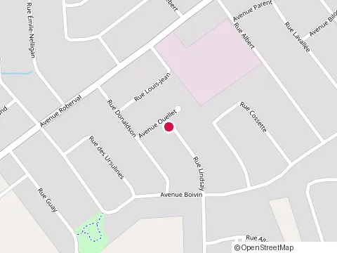Location of Construction 4M at 600 Rue Lindsay, Roberval