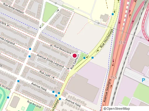 Location of Construction A-Z at Beauclerk, Montréal