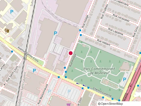 Location of Construction A2B Inc. at 1285 Rue Hodge, Saint-Laurent