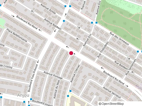 Location of Construction Aldev 360 Inc. at 8425 du Mail, Montréal
