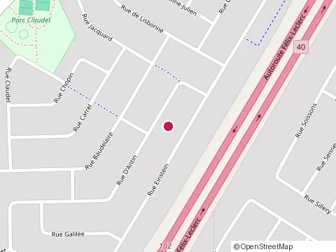 Location of Construction Alex Martin at 986 Rue d Antin, Repentigny