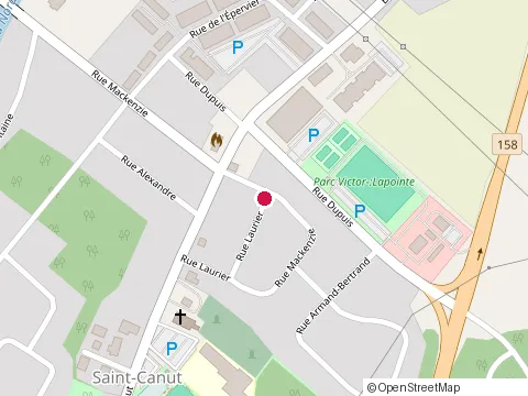 Location of Construction Allain et Fils at 10035 Rue Laurier, Mirabel