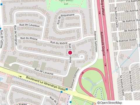 Location of Construction Alta at 116 Rue de Lacaune, Gatineau