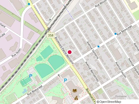 Location of Construction Alto at 320 boulevard Pierre-Bertrand, Québec