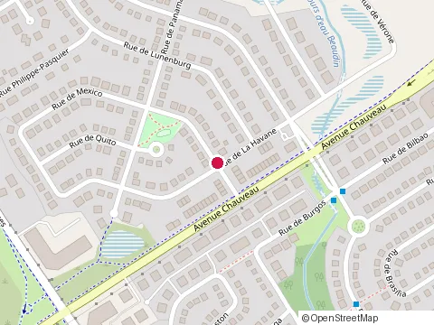 Location of Construction America at 9095 Rue de Mexico, Québec