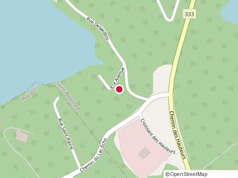 Location of Construction André Lachance Inc at 100 Rue Desjardins, Saint-Hippolyte