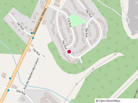 Location of Construction Andris at 1783 77E Rue, Shawinigan