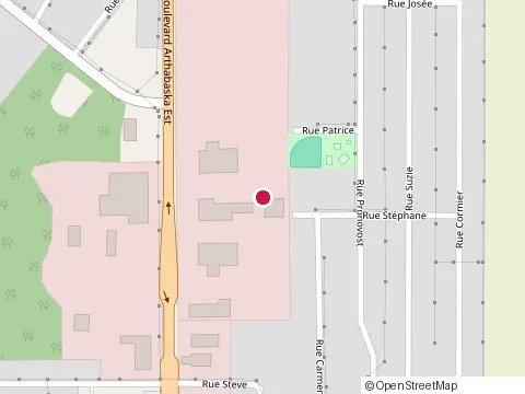 Location of Construction Angersnérale at 1 Rue Stephane, Victoriaville