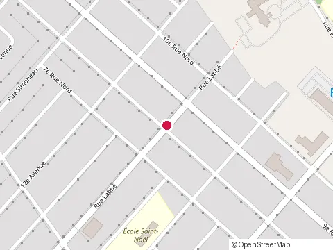 Location of Construction Appalaches at 1157 Rue Labbé, Thetford Mines
