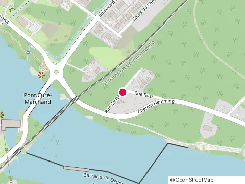 Location of Construction Audet at 585 Rue Michel-Rose, Drummondville