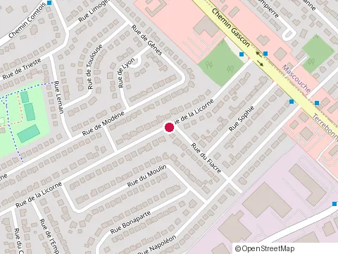 Location of Construction B. E C. K Inc. at 3315 Rue de la Licorne, Terrebonne