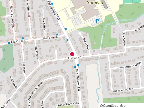 Location of Construction B&A at 784 Rue Maclaren Est, Gatineau
