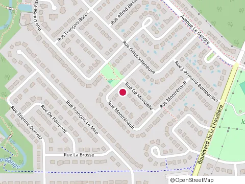 Location of Construction Bartlett at 3995 Rue Montrénault, Québec