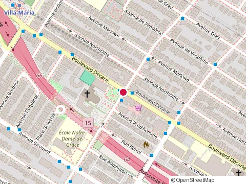 Location of Construction Beldex at 3859 Bd Décarie, Montréal