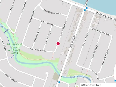 Location of Construction Bema at 2512 Brezel, Baie-Comeau